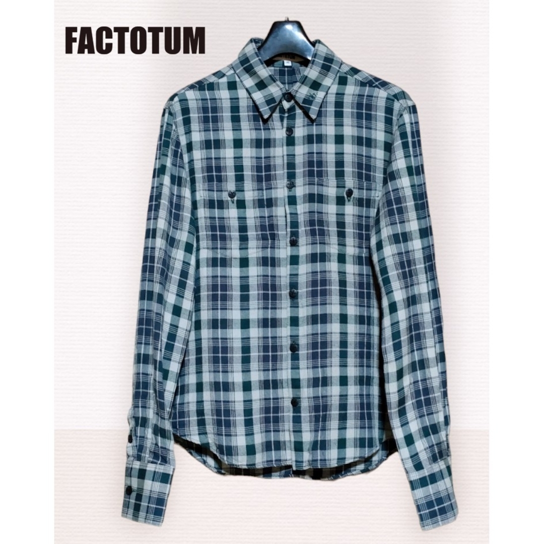 FACTOTUM ファクトタム チェックシャツ | フリマアプリ ラクマ
