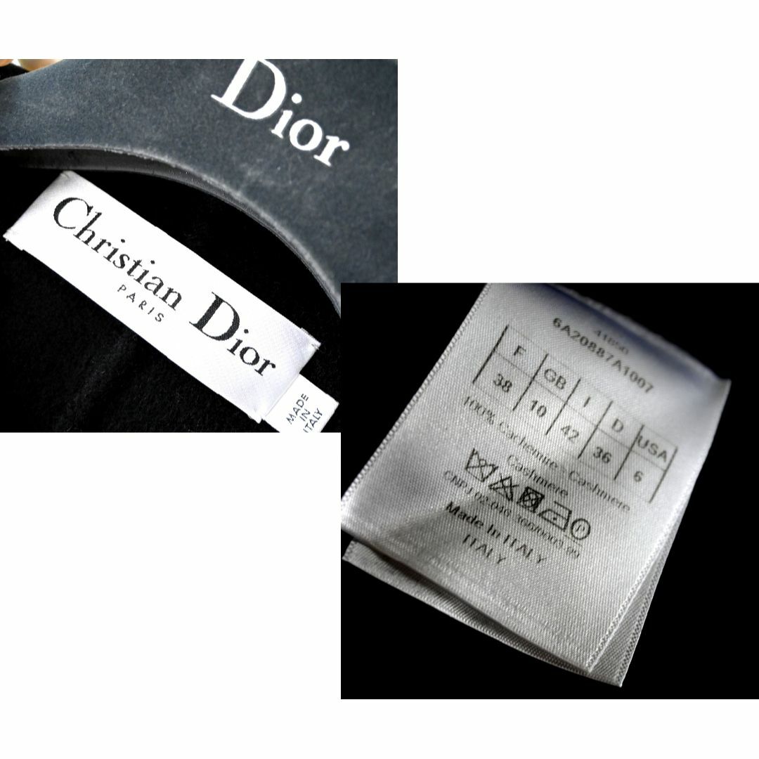 Christian Dior(クリスチャンディオール)の★Christian Dior★最新タグ★極美品★カシミヤ★ダブルフェイスコート レディースのジャケット/アウター(ロングコート)の商品写真