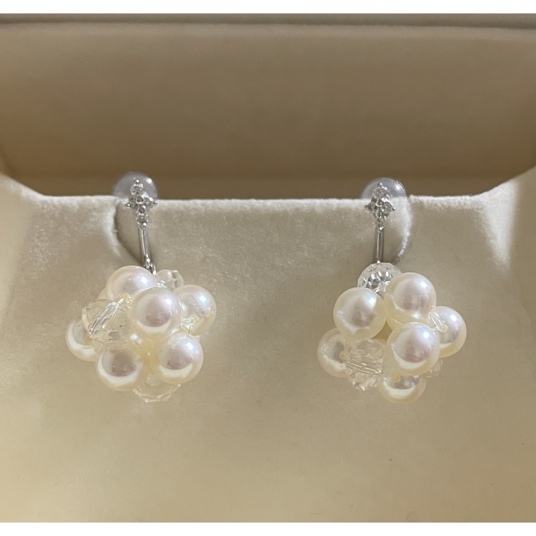 TASAKI アコヤ真珠イヤリング k18wg-