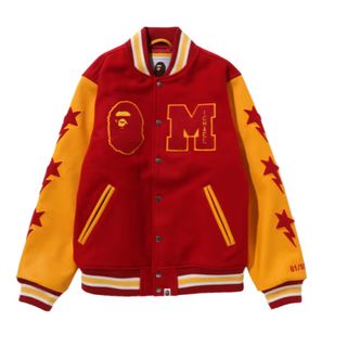 アベイシングエイプ(A BATHING APE)のBAPE® X MICHAEL JACKSON VARSITY JACKET(ブルゾン)