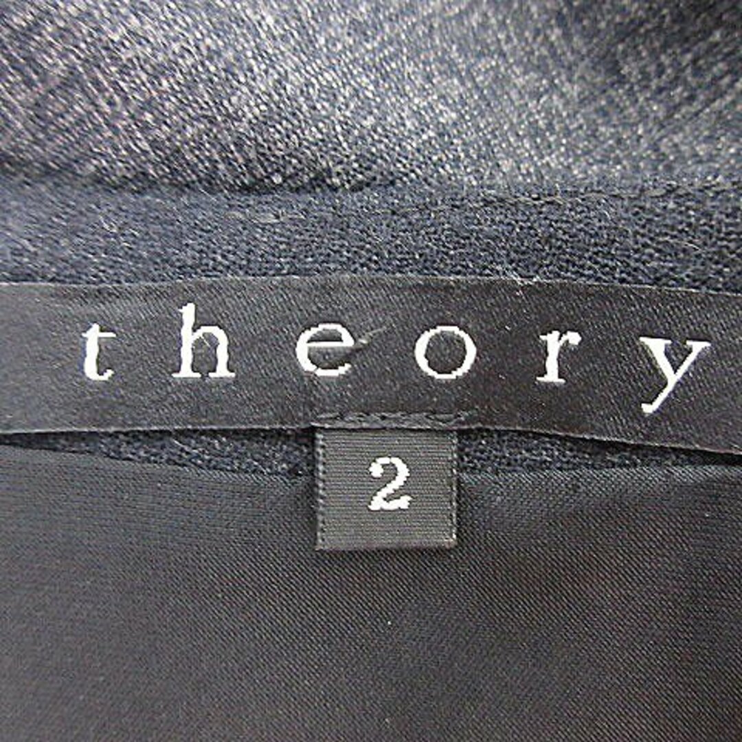 theory(セオリー)のセオリー ワンピース ひざ丈 ノースリーブ バックファスナー ウール 2 グレー レディースのワンピース(ひざ丈ワンピース)の商品写真