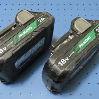 【 HiKOKI 】バッテリー（18v2.0Ah）・２個(工具/メンテナンス)
