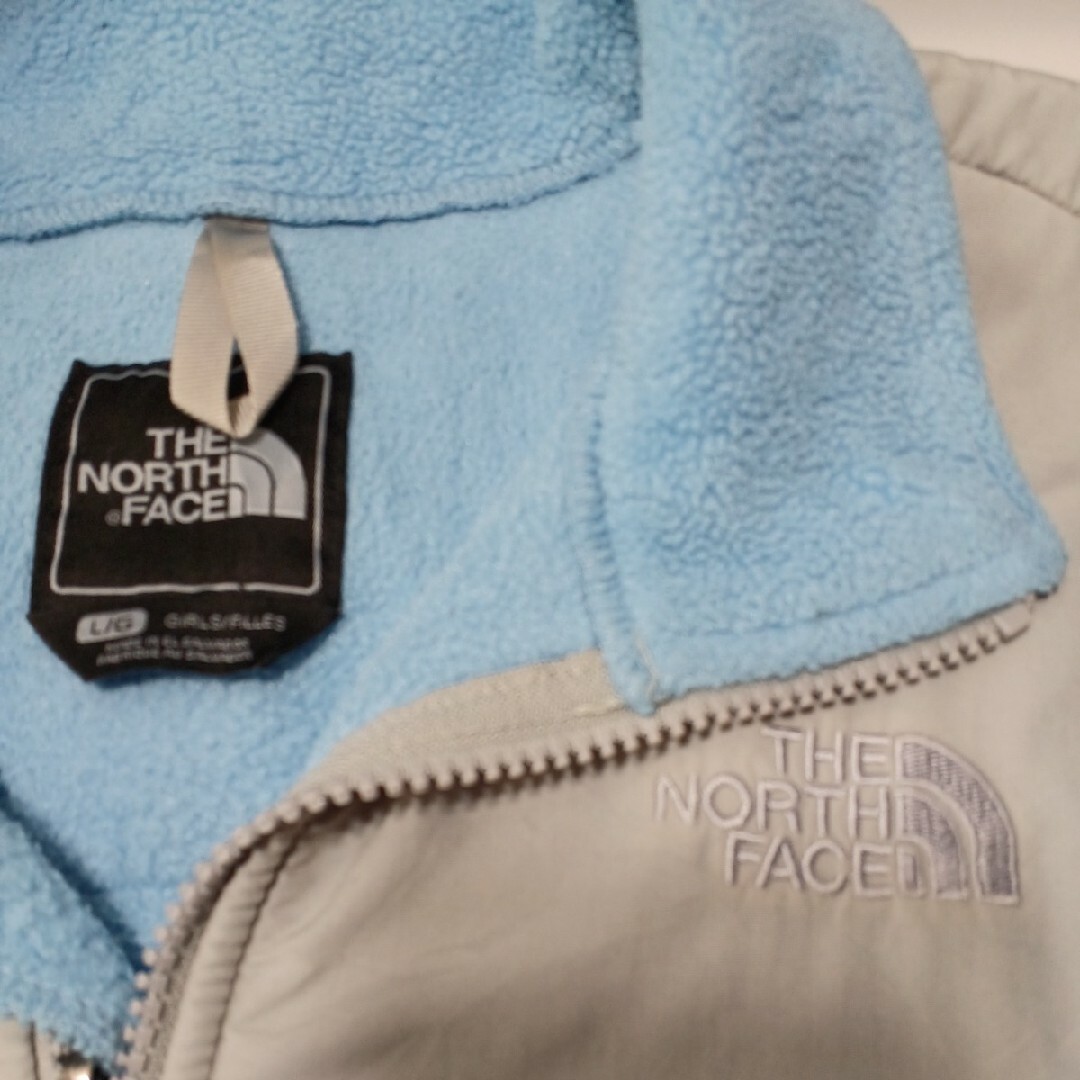 THE NORTH FACE(ザノースフェイス)の72♪US古着ノースフェイスデナリジャケットキッズブルー(14/16)160cm キッズ/ベビー/マタニティのキッズ服女の子用(90cm~)(ジャケット/上着)の商品写真