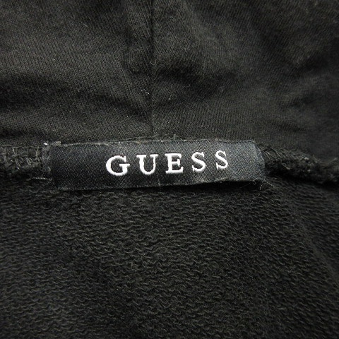 GUESS(ゲス)のゲス パーカー トレーナー プルオーバー フーディ ロゴ コットン 黒 S メンズのトップス(パーカー)の商品写真