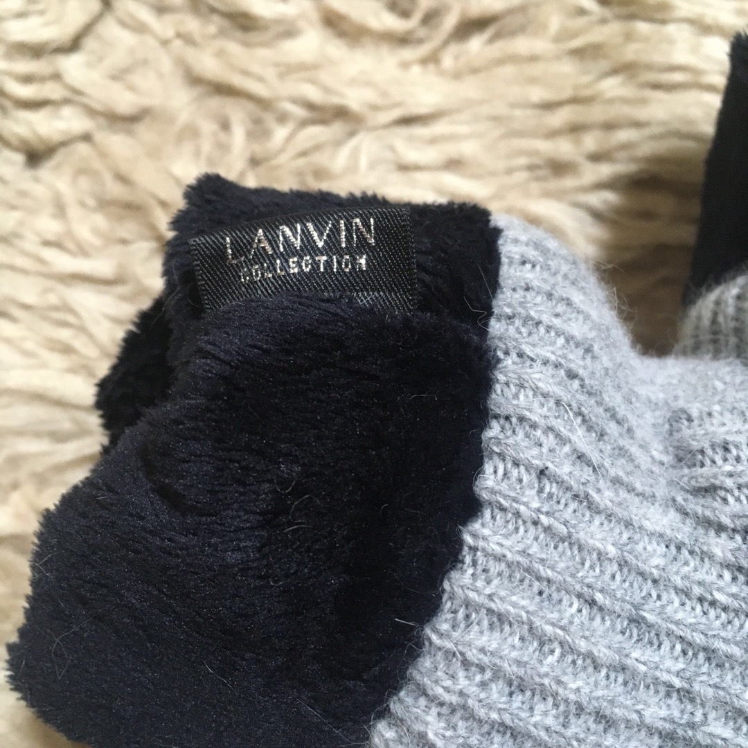 LANVIN COLLECTION(ランバンコレクション)のLANVIN COLLECTION ランバン コレクション 手袋 グレー メンズのファッション小物(手袋)の商品写真