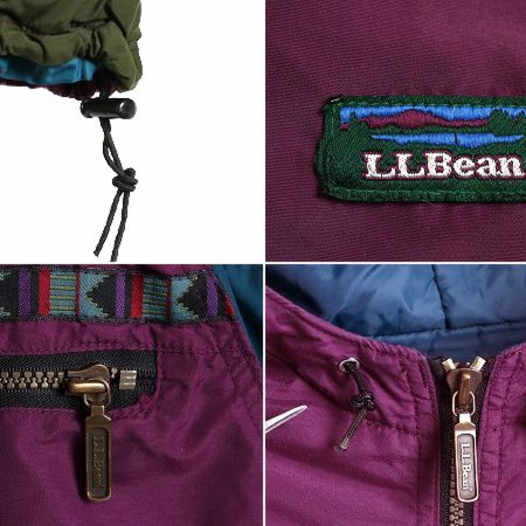 L.L.Bean(エルエルビーン)の90s LLBEAN チロリアン 中綿 ナイロン アノラック ジャケット L メンズのジャケット/アウター(マウンテンパーカー)の商品写真