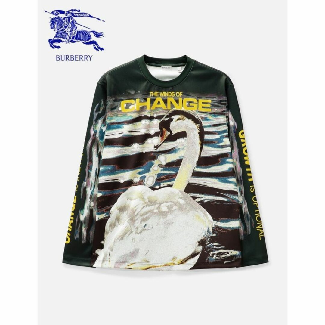 BURBERRY(バーバリー)のBURBERRY スワン プリント トップ メンズのトップス(Tシャツ/カットソー(七分/長袖))の商品写真