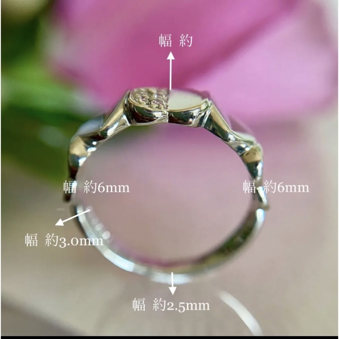 pt950  ツヤツヤの光沢   ハート  ダイヤモンド リング レディースのアクセサリー(リング(指輪))の商品写真