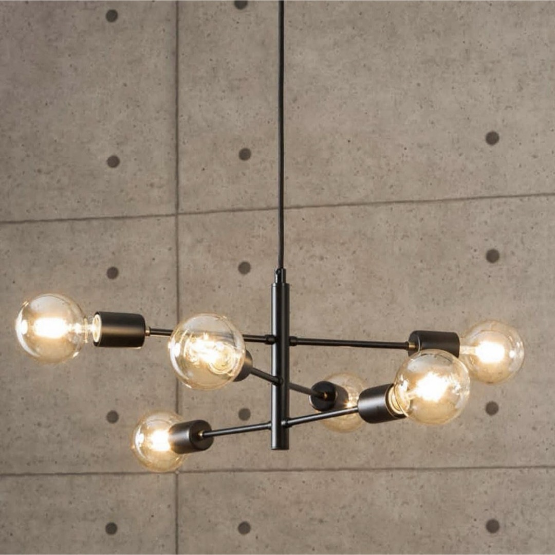 ニトリ - ニトリ ペンダントライト セイスBK 274P-6 LED電球 6個 ニトリ - ニトリ ペンダントライト セイスBK 274P-6 LED電球 6個