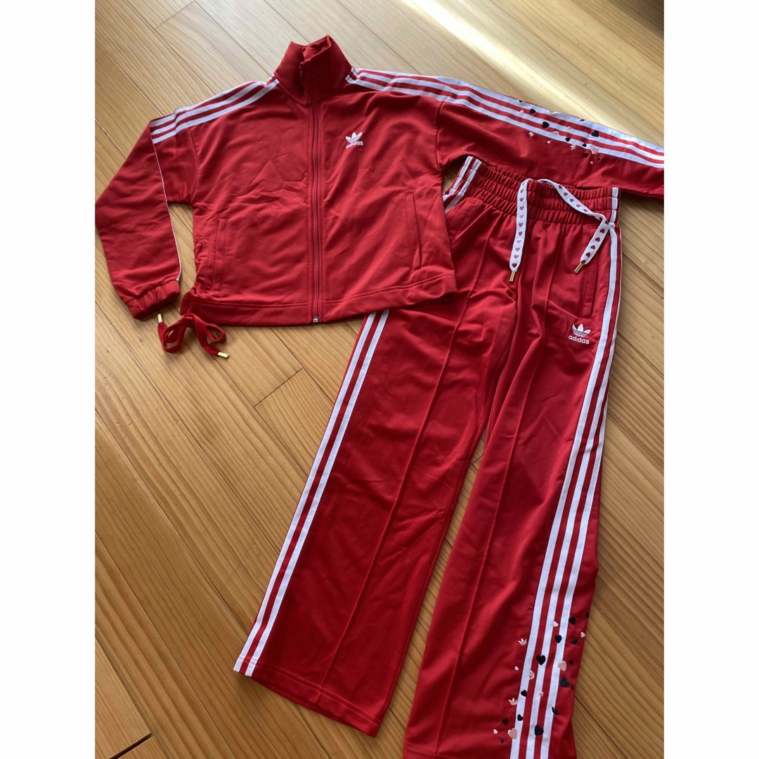 adidas - adidas アディダス レディース ジャージ セットアップ 美品 ... 美品 adidasスポーツウェアセットアップ M レディース