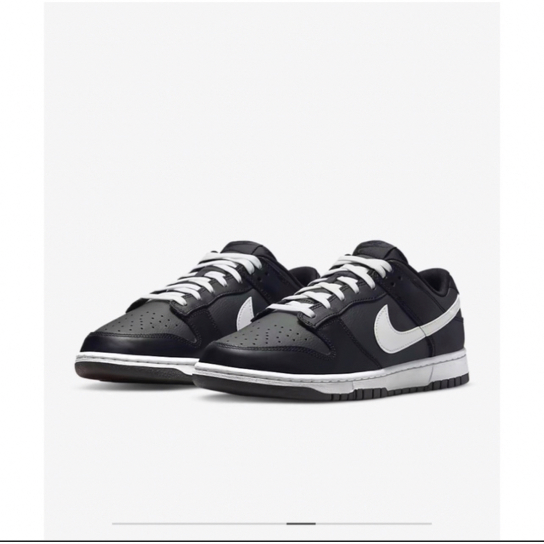 送料込　NIKE DUNK LOW WHITE BLACK  panda