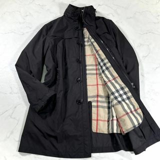 バーバリー(BURBERRY)のBURBERRY LONDON バーバリーロンドン メガチェック ダウンコート(ステンカラーコート)