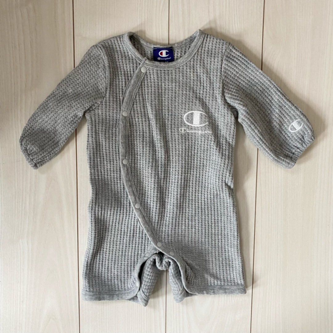 Champion(チャンピオン)の長袖 ロンパース 60-70 チャンピオン エドウィン キッズ/ベビー/マタニティのベビー服(~85cm)(ロンパース)の商品写真