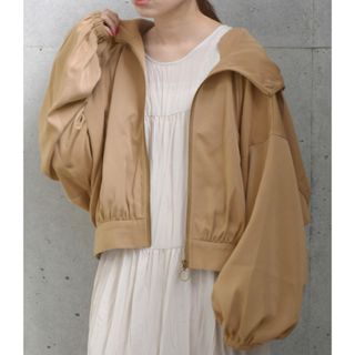 ダブルクローゼット(w closet)のw closet フード付きドロップショルダーワイドブルゾン(ブルゾン)