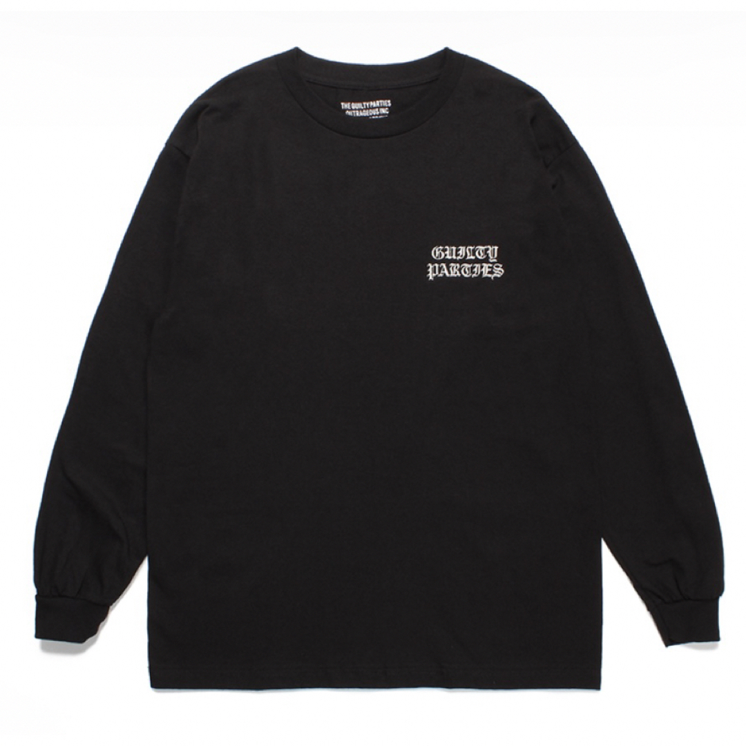 WACKO MARIA(ワコマリア)のWACKOMARIA LONG SLEEVE T-SHIRT ロンT 黒 メンズのトップス(Tシャツ/カットソー(七分/長袖))の商品写真