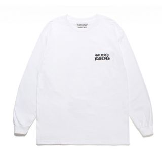 ワコマリア(WACKO MARIA)のWACKOMARIA LONG SLEEVE T-SHIRT ロンT 白　(Tシャツ/カットソー(七分/長袖))