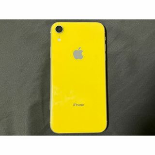 アップル(Apple)のiPhoneXR 64GB Yellow SIMフリー 黄色(スマートフォン本体)