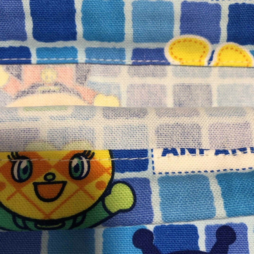 ハンドメイド　体操着入れ　巾着　アンパンマン キッズ/ベビー/マタニティのこども用バッグ(体操着入れ)の商品写真