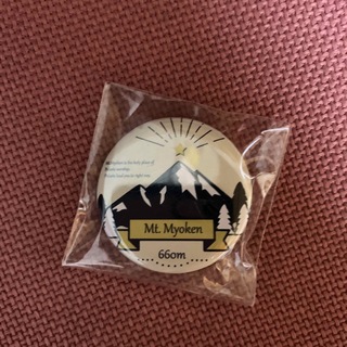 モンベル(mont bell)のモンベル 缶バッジ 直径約3.1センチ(登山用品)