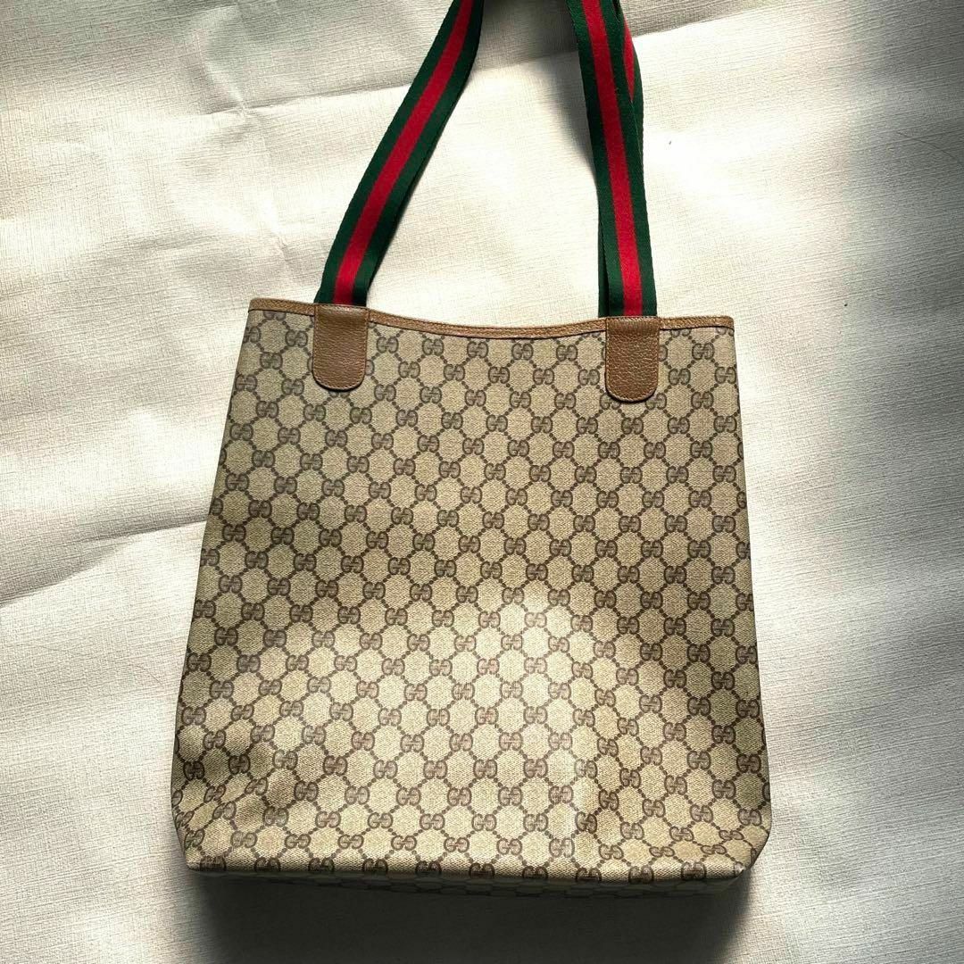 Gucci(グッチ)のGUCCI オールドグッチ シェリーライントートバッグ A４収納可能【良品】 レディースのバッグ(トートバッグ)の商品写真