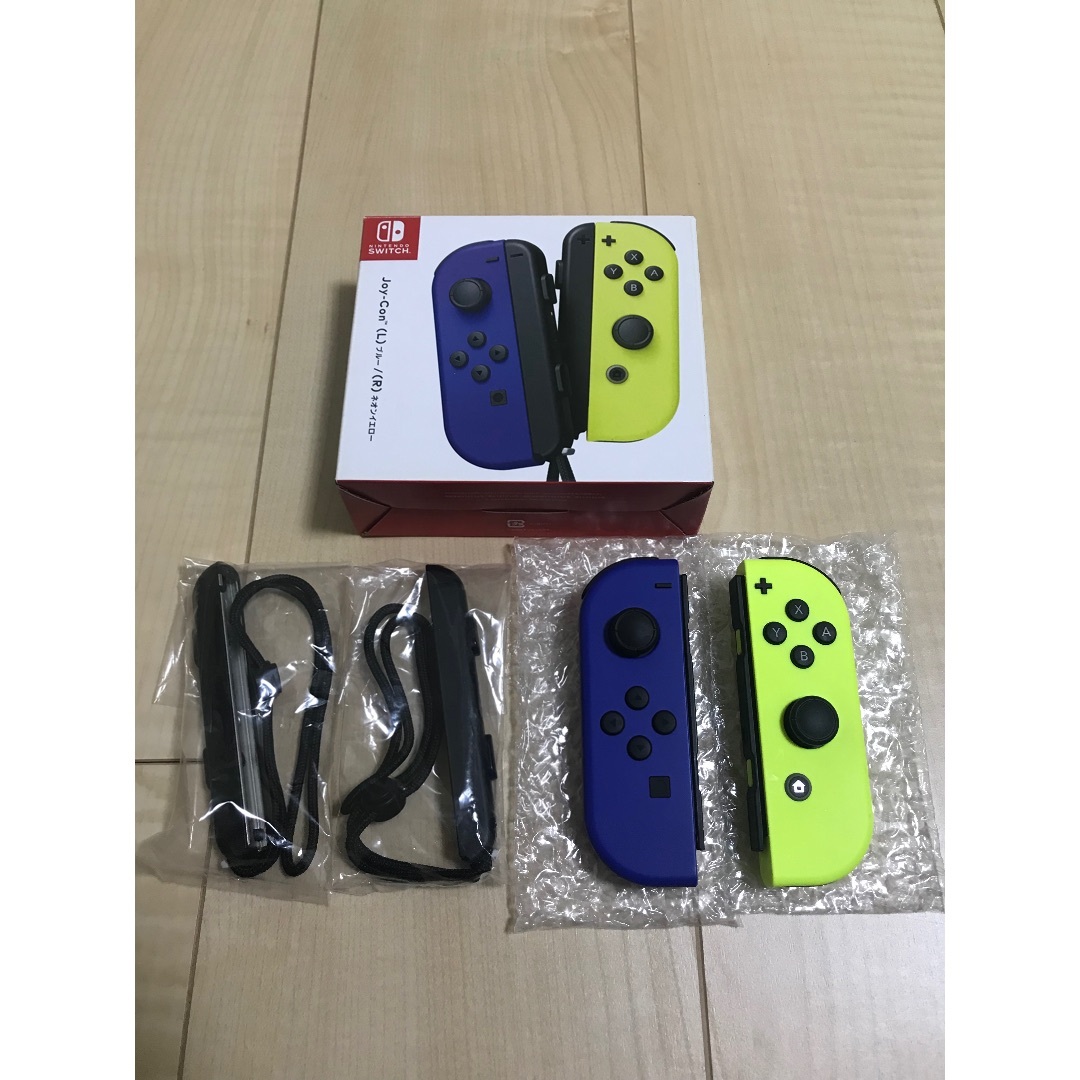 Nintendo Switch - 美品✨Switch ジョイコン Joy-Conブルー/ネオンイエロー✨即日発送可