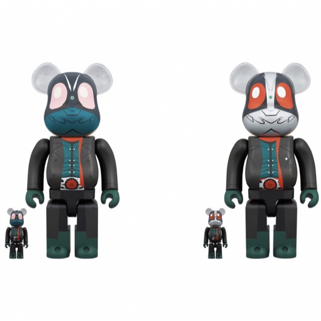 【未開封】BE@RBRICK　仮面ライダー　旧2号　100％ ＆ 400％セット