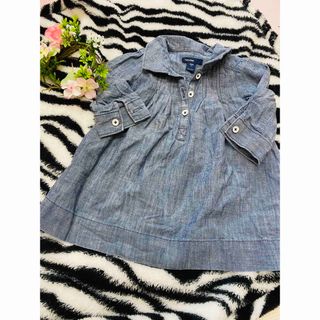 ギャップ(GAP)のギャップ　GAP 長袖　ワンピース　70 トップス　カットソー(シャツ/カットソー)