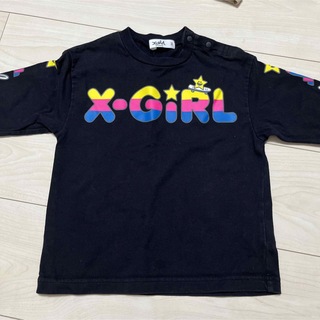 エックスガールステージス(X-girl Stages)のX-girlStage ブラックロンT 90(Tシャツ/カットソー)