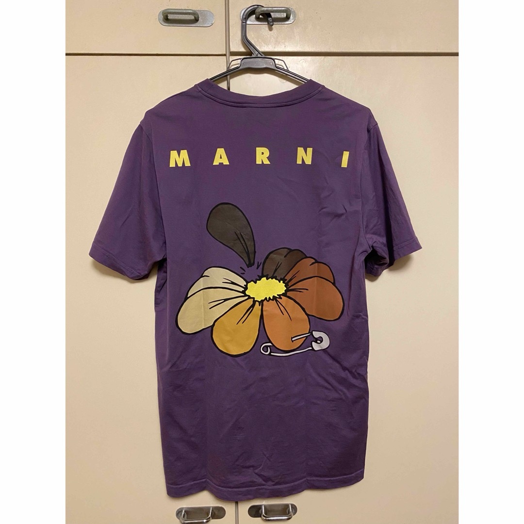 MARNI(マルニ) 21SS／Tシャツ／46／コットン／パープル／プリント／花