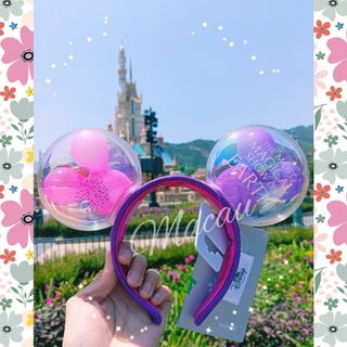 ディズニー(Disney)の香港ディズニーランド★ミッキーバルーン オーロラライトアップカチューシャ(カチューシャ)