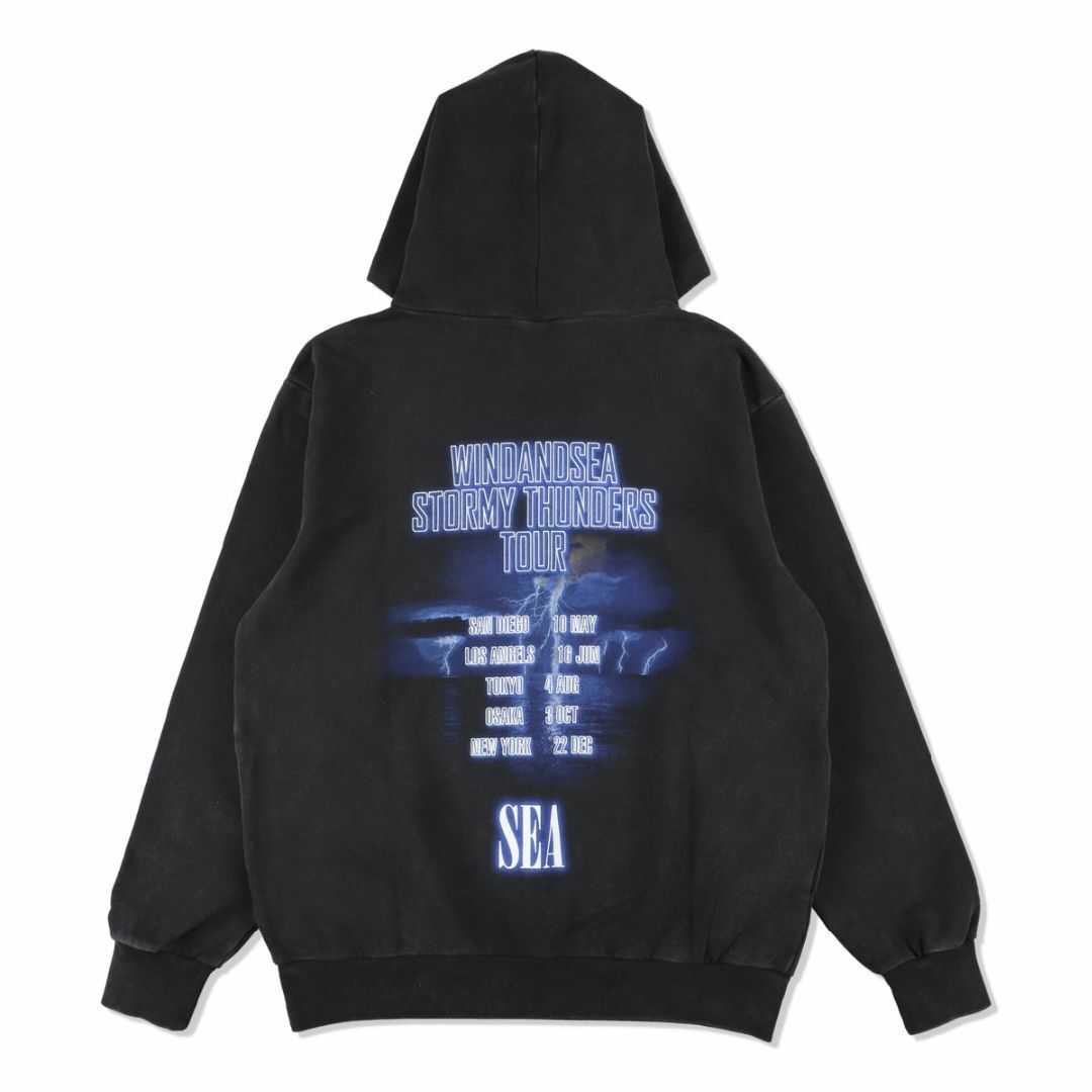 WIND AND SEA METAL HOODIE XL 黒 AW新作 メタル