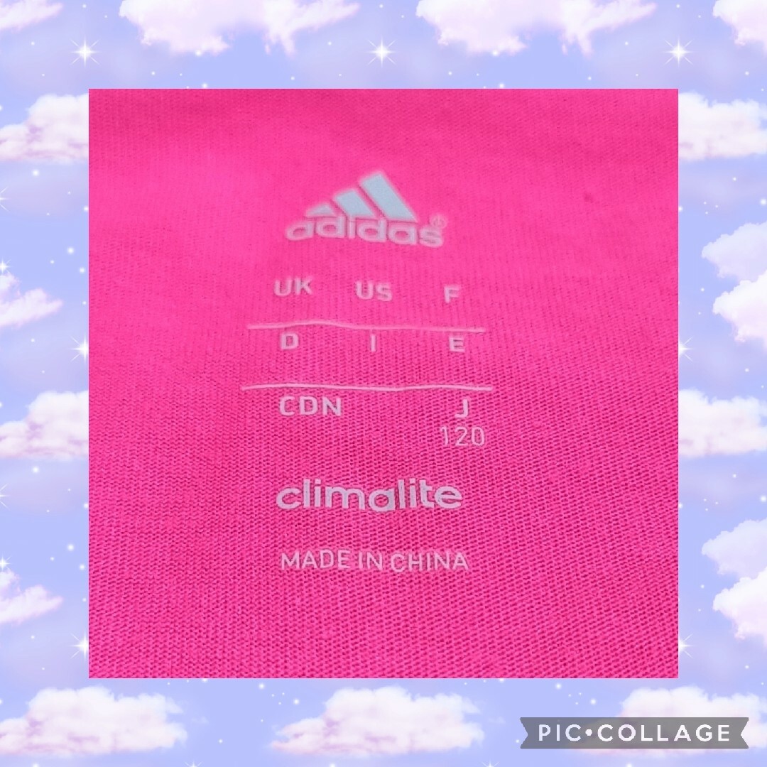 adidas(アディダス)の♡ adidas 半袖 ♡ キッズ/ベビー/マタニティのキッズ服女の子用(90cm~)(Tシャツ/カットソー)の商品写真