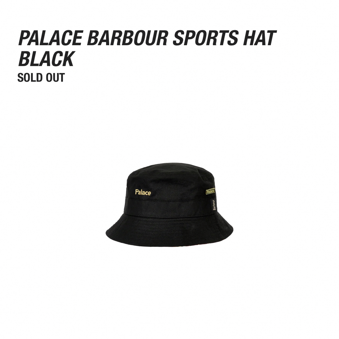 Palace Barbour Sports Hat Black M