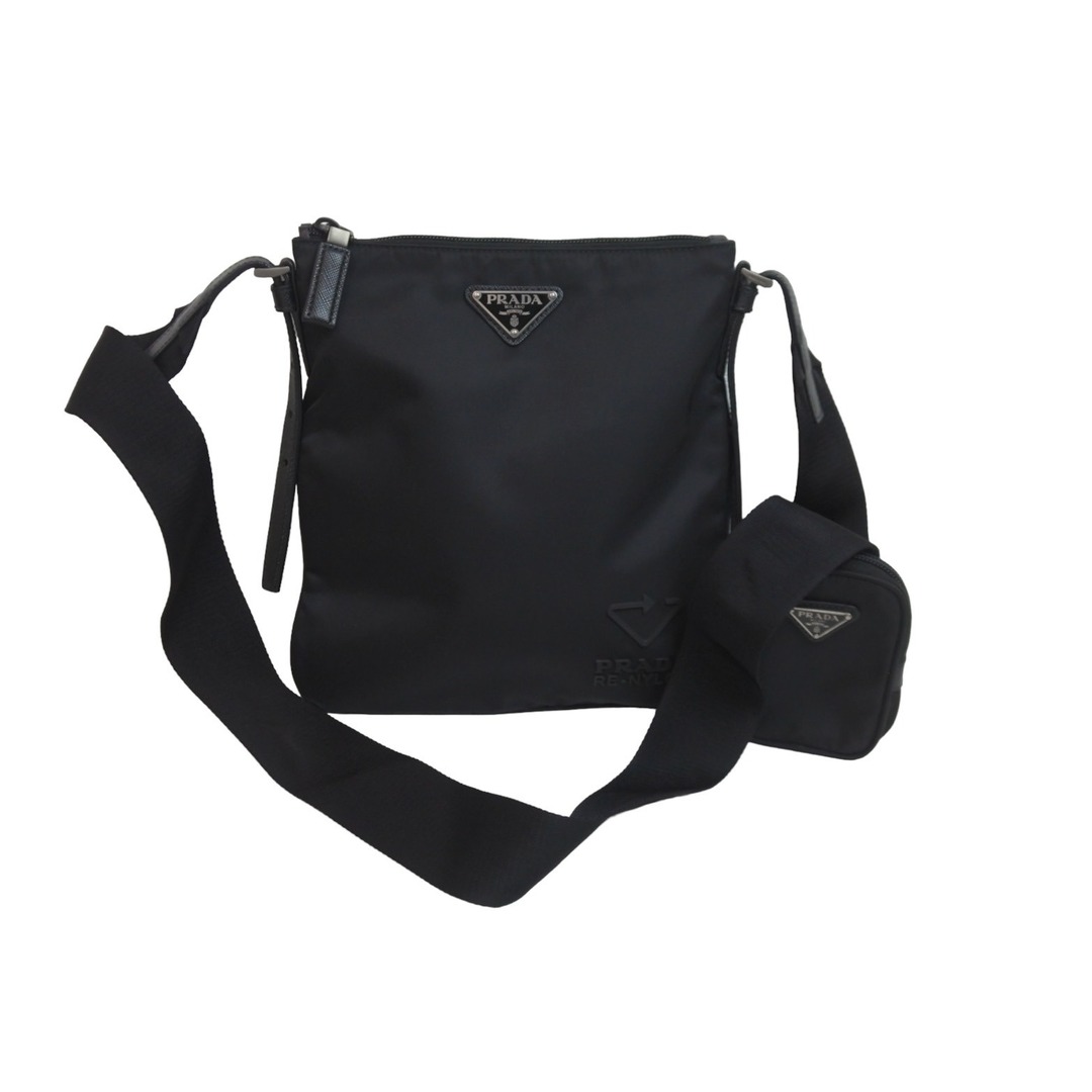 PRADA - PRADA プラダ ショルダーバッグ ナイロン RE-NYLON 三角ロゴ
