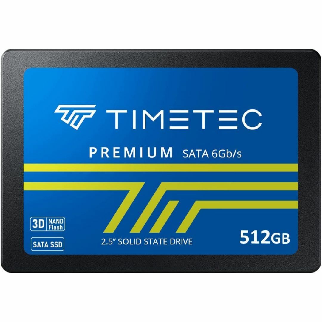 Timetec 内蔵型 SSD 512GB 2.5インチ SATA3 6Gb /