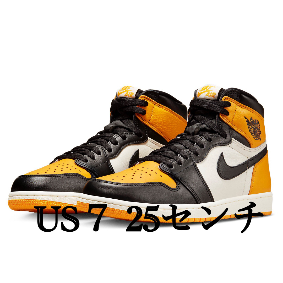 Jordan Brand（NIKE）(ジョーダン)のUS7 25センチAir Jordan 1 Retro High OG Taxi メンズの靴/シューズ(スニーカー)の商品写真