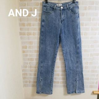 アンドジェイ(ANDJ)の【本日削除/最終値下】AND J スリットデニム(デニム/ジーンズ)