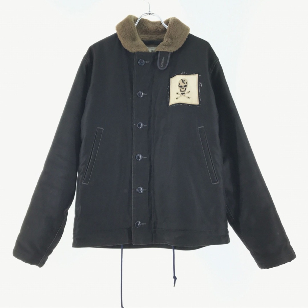 ▼▼PHERROW'S フェローズ デッキ ジャケット SIZE L C.C.M N-1 ブラック39SのPHERROW