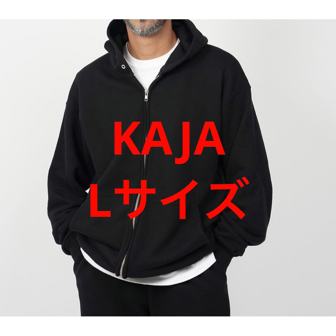 Lサイズ KAJA HEAVY FLEECE ZIP HOODIE パーカー