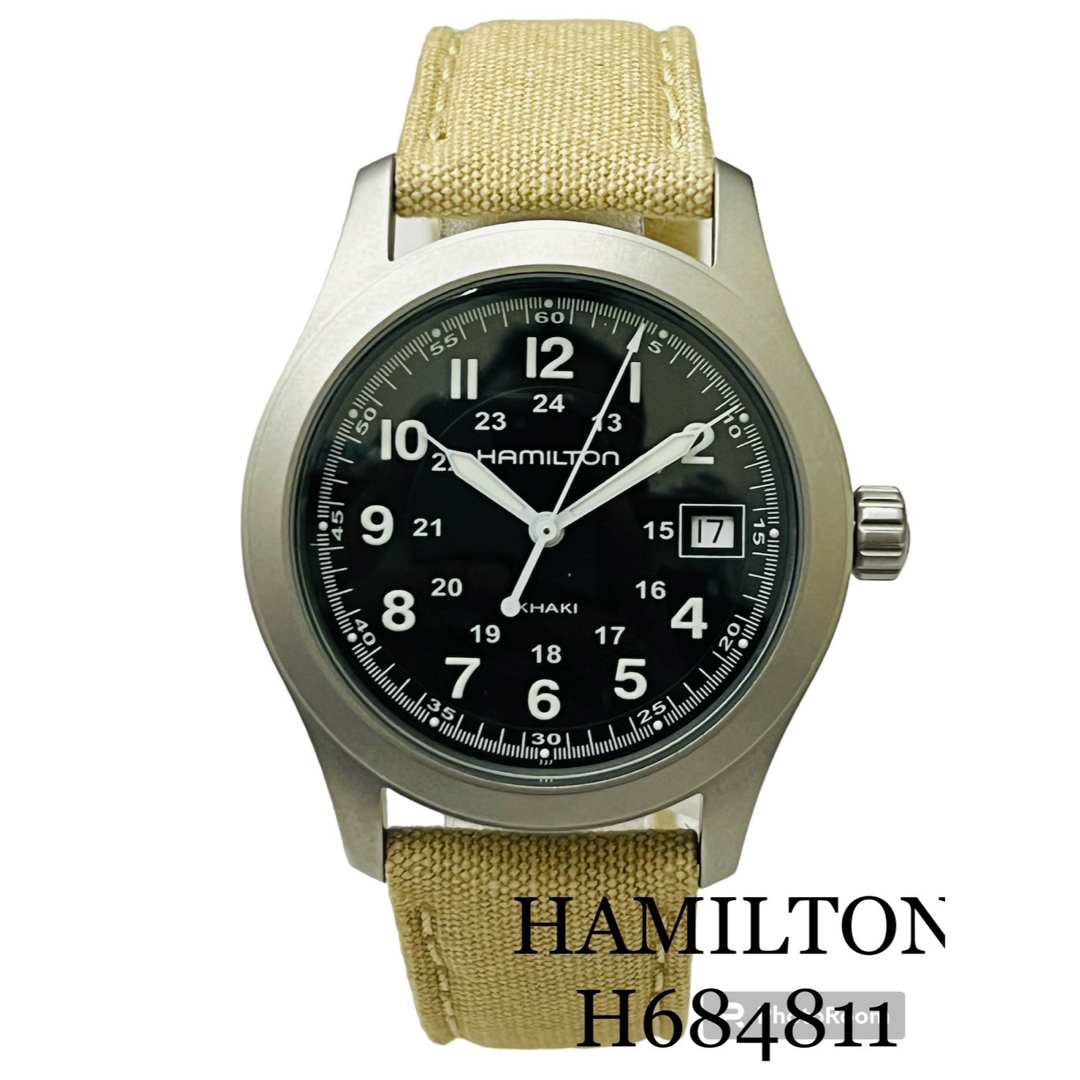 電池交換済】HAMILTON ハミルトン 腕時計 H684811 保証書付属-