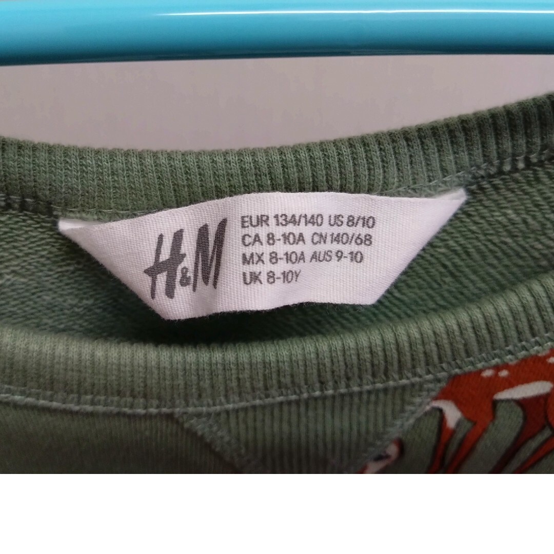H&M(エイチアンドエム)の女児　チュニック　長袖　140 キッズ/ベビー/マタニティのキッズ服女の子用(90cm~)(Tシャツ/カットソー)の商品写真