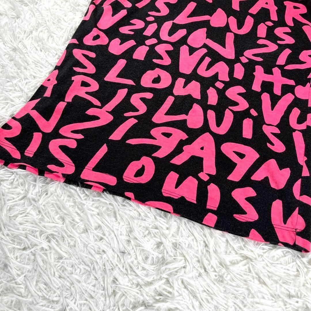 【極美品】LOUIS VUITTON モノグラムグラフィティ半袖Tシャツ ピンク