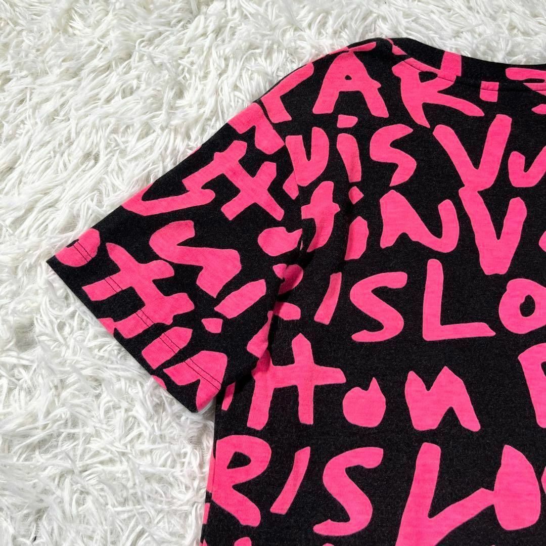 【極美品】LOUIS VUITTON モノグラムグラフィティ半袖Tシャツ ピンク