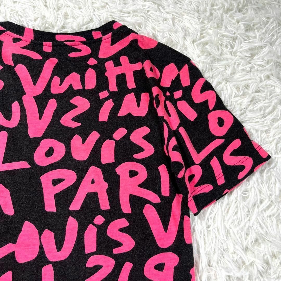 【極美品】LOUIS VUITTON モノグラムグラフィティ半袖Tシャツ ピンク
