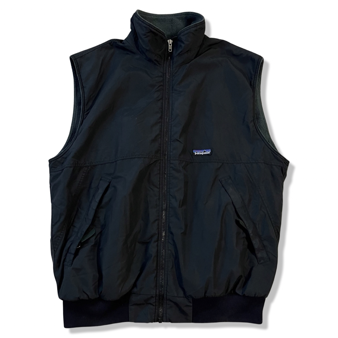 【90s】patagonia シェルドシンチラベスト コスタリカ製 ブラック L