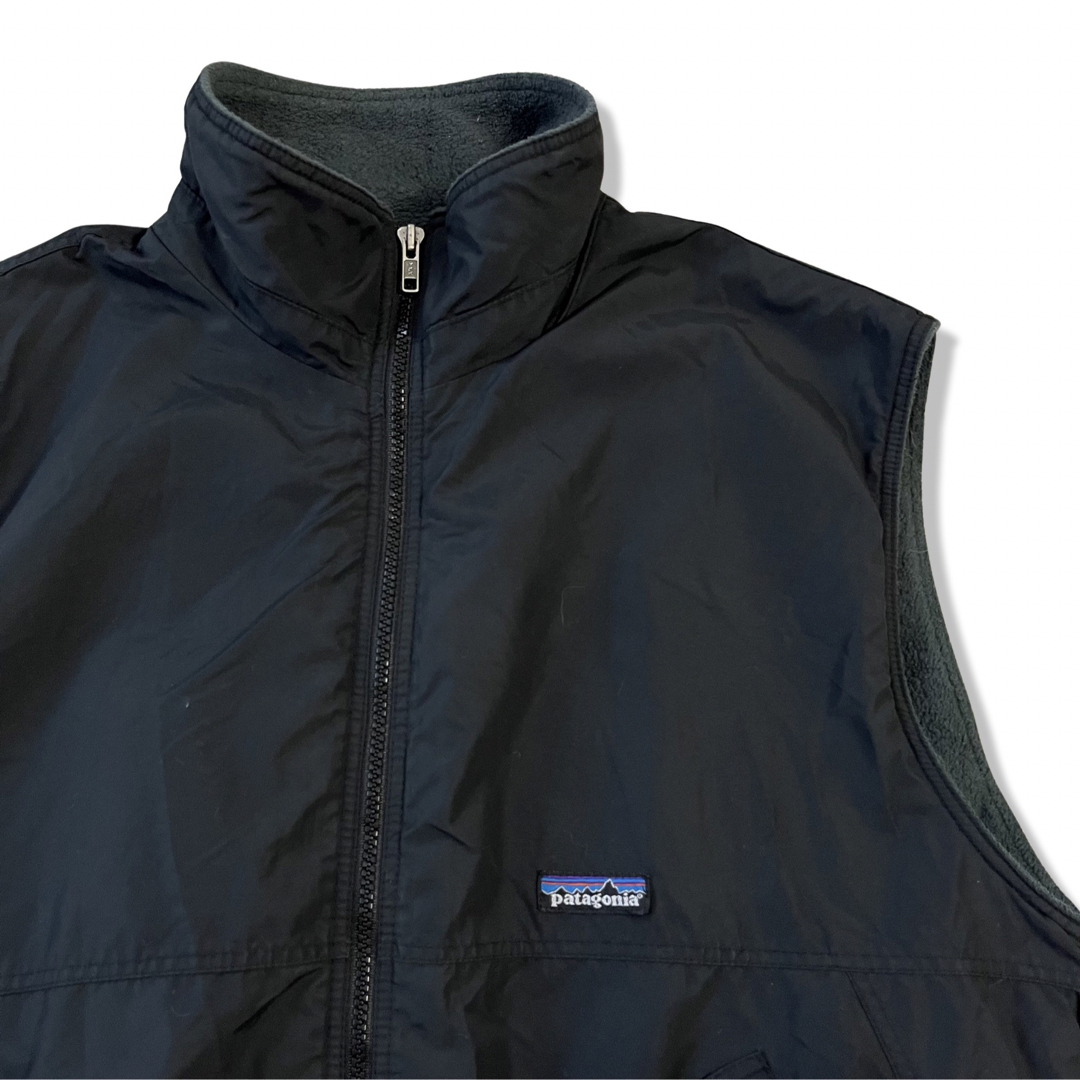 【90s】patagonia シェルドシンチラベスト コスタリカ製 ブラック L