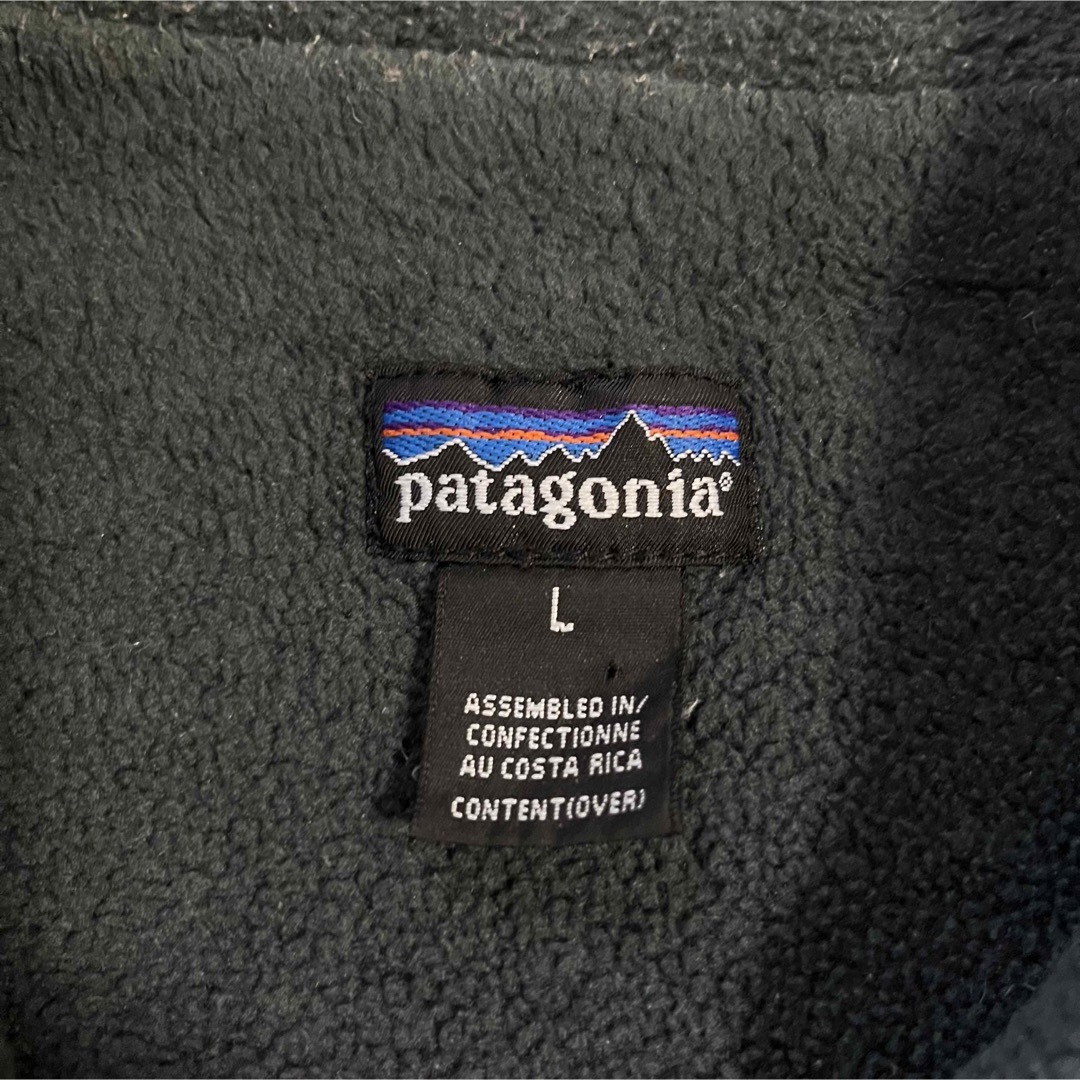 【90s】patagonia シェルドシンチラベスト コスタリカ製 ブラック L
