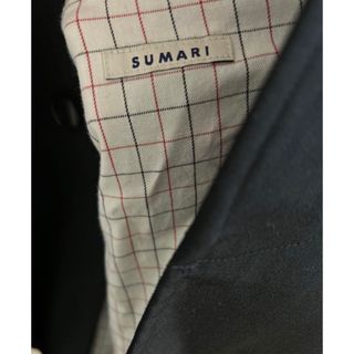 SUMARI Wool Gabardine Balmacaan Coat