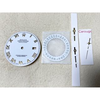 ロレックス(ROLEX)の純正 超美品 ロレックス デイトジャスト 白 ローマン 文字盤 3針 カレンダー(その他)