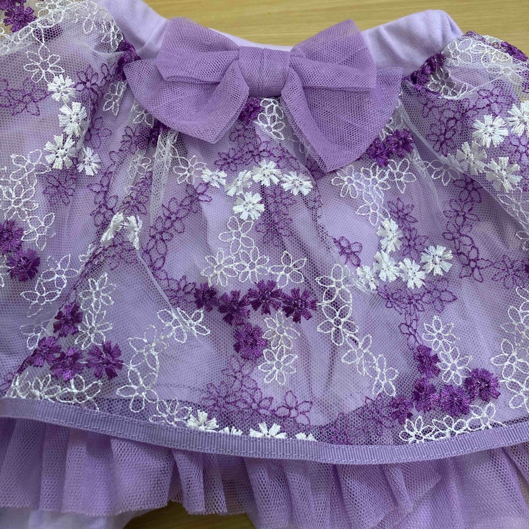 ANNA SUI mini(アナスイミニ)のアナスイミニ　80〜95 キュロット　　80  スカッツ キッズ/ベビー/マタニティのベビー服(~85cm)(パンツ)の商品写真